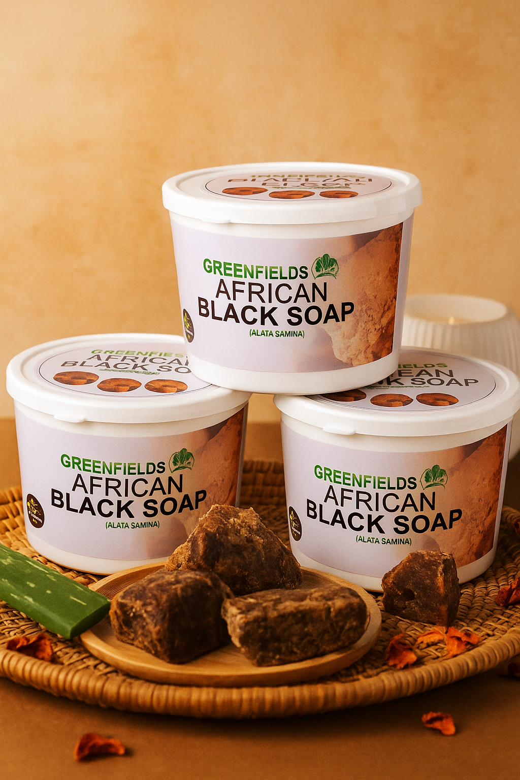 African Black soap 400g
